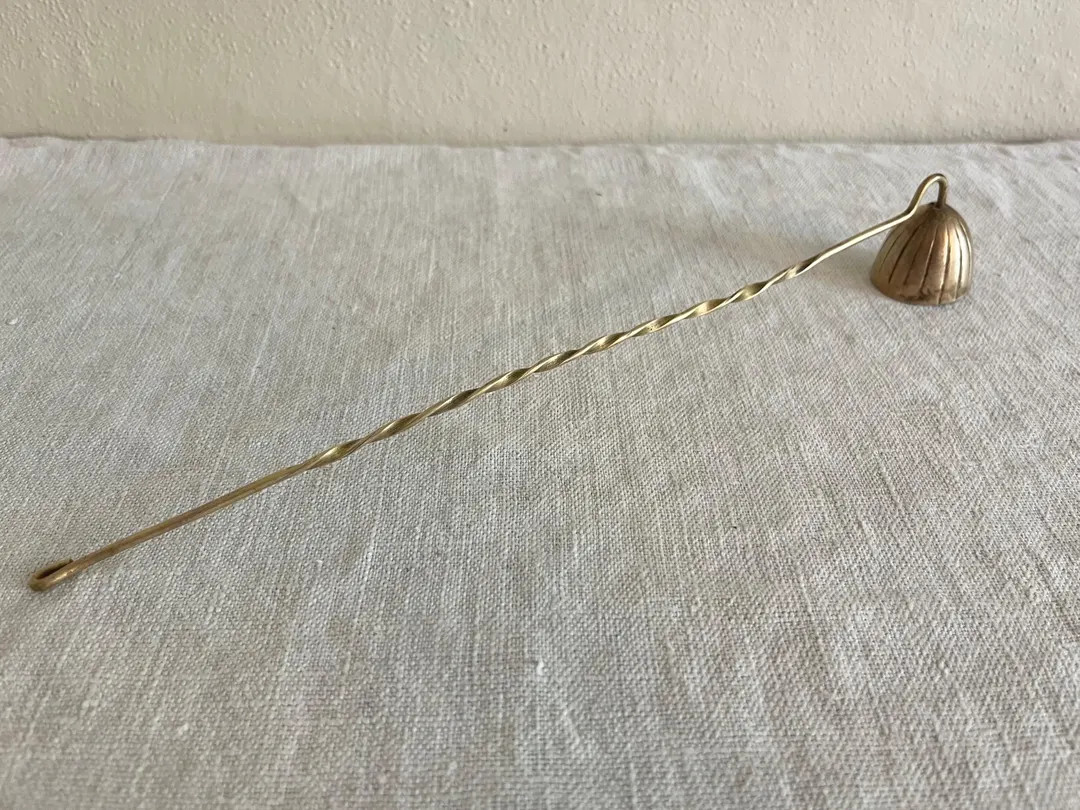 Vintage Handmade Brass Candle Snuffer - Etsy | Etsy (US)