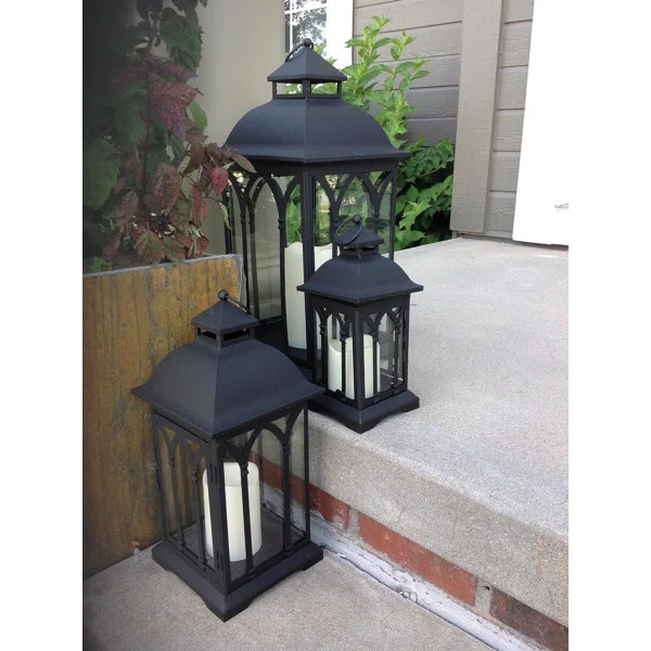 3 Piece Metal Lantern Set | Wayfair North America