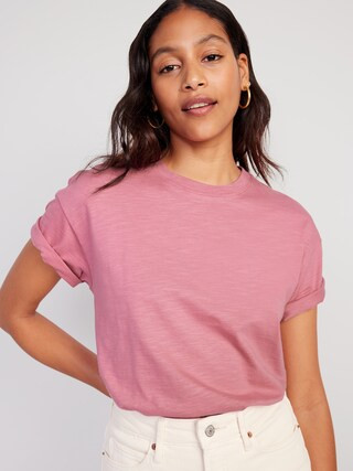 Vintage Slub-Knit T-Shirt for Women | Old Navy (US)