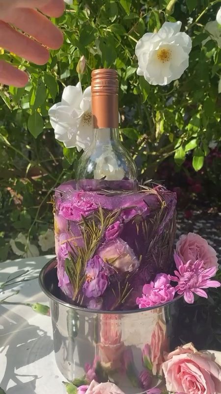 Easy floral ice bucket for wine or champagne. It’s such a beautiful pop of color for weddings or any special occasion.

Floral Champagne ice bucket 
Floral ice chiller 
Wedding centerpiece 

#LTKhome #LTKfindsunder50 #LTKwedding