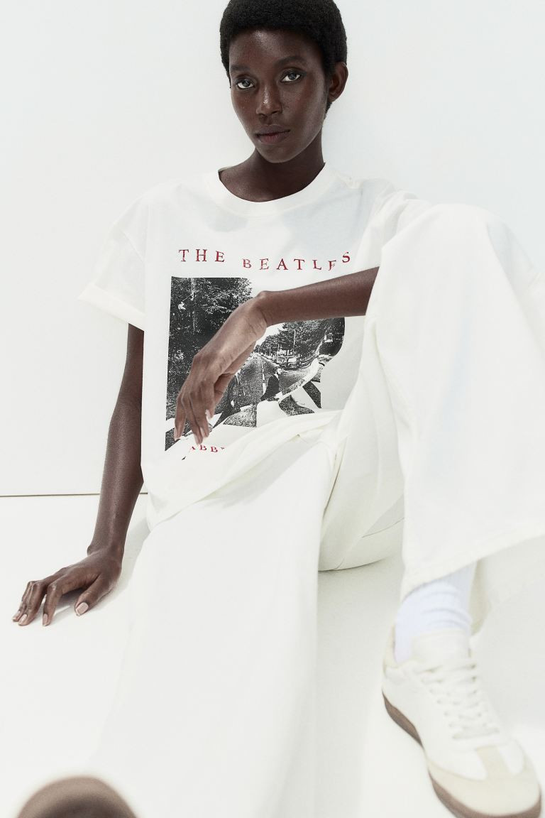 Oversized Printed T-shirt | H&M (US + CA)