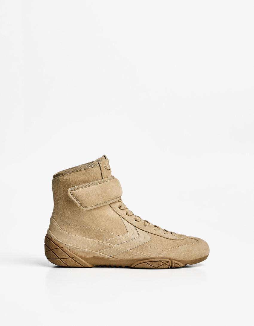 Boxing high-top trainers - Shoes - Women | Bershka GB
