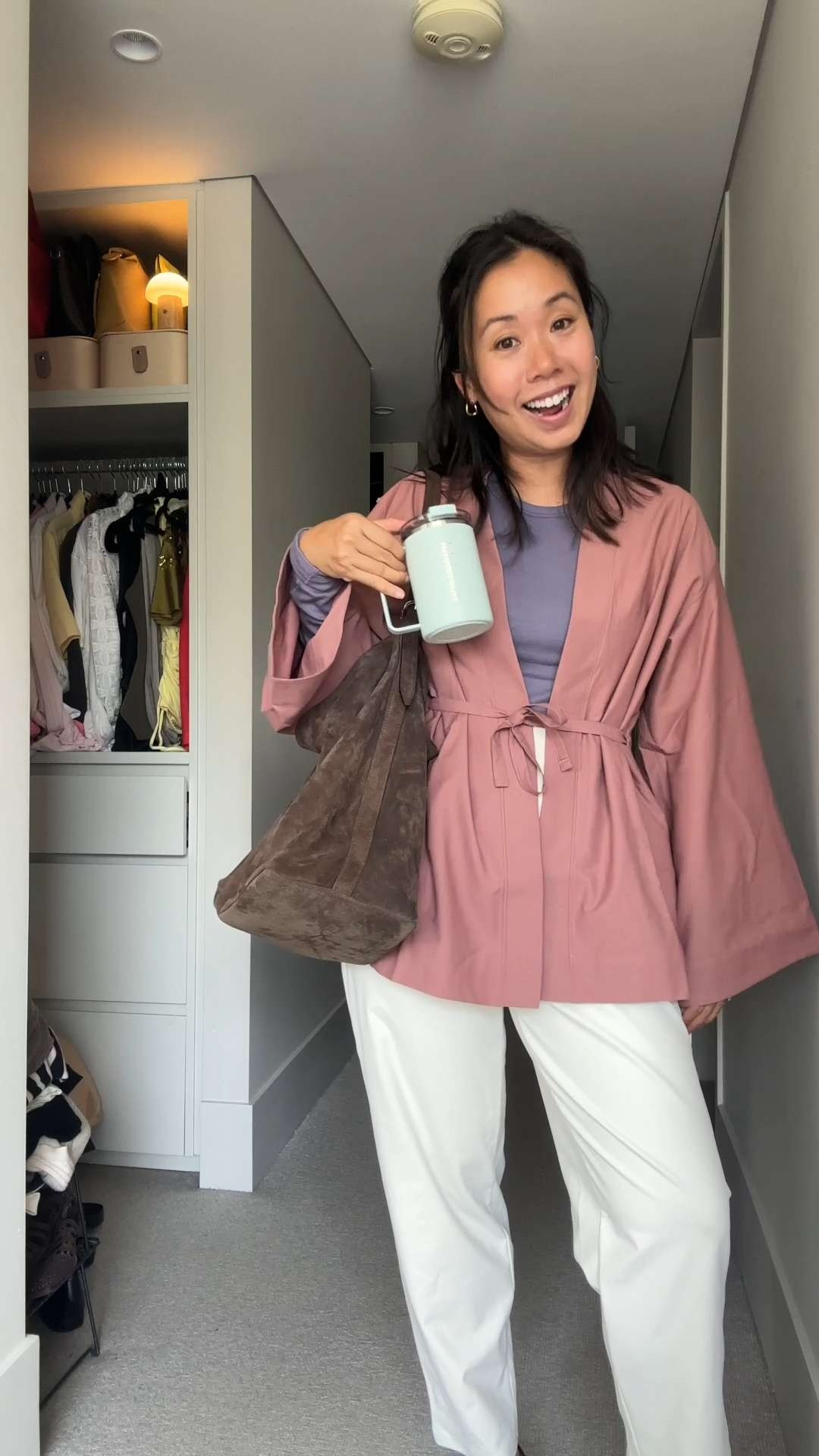 Not at the AO. Just extremely comfortable at work. Wearing a size M in the trousers (take note please as I'm typically a size AU 8 but don't want to be too constricted in the waistband), a size US 6 / AU 10 / sz S in all of my other lululemon pieces. 

[AD] 

 #LTKaustralia #LTKworkwear #LTKstyletip