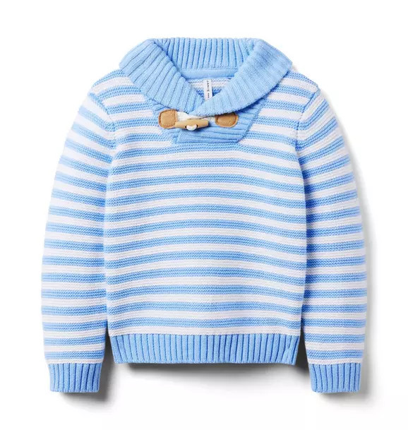 Striped Shawl Collar Sweater | Janie and Jack