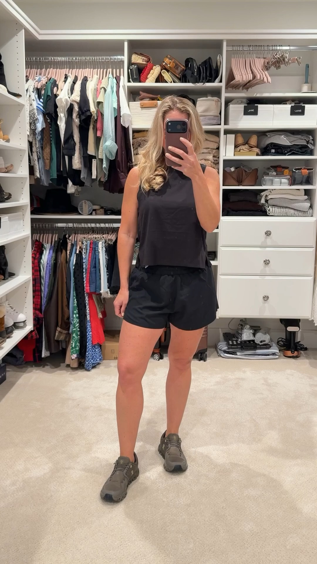 New running set from Rhône and officially in my “makes me want to work out” era 🤎

Lightweight, comfortable, and polished enough to go from a walk to errands without feeling underdressed. I’ve been loving elevated activewear lately, especially pieces that feel minimal, functional, and effortless all at once.

Wearing XS in the top and S in the shorts. Also…these On sneakers continue to be one of my best purchases.

#LTKPetite #LTKActive #LTKfitnessgoals