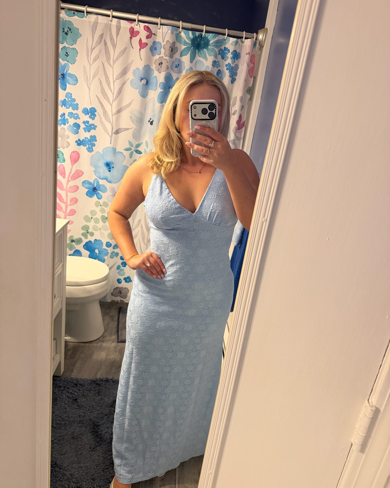 The perfect blue dress for so many occasions! Weddings, bridal showers, baby showers, and more!💙 @Hello Molly

#LTKBeauty #LTKPetite #LTKWedding