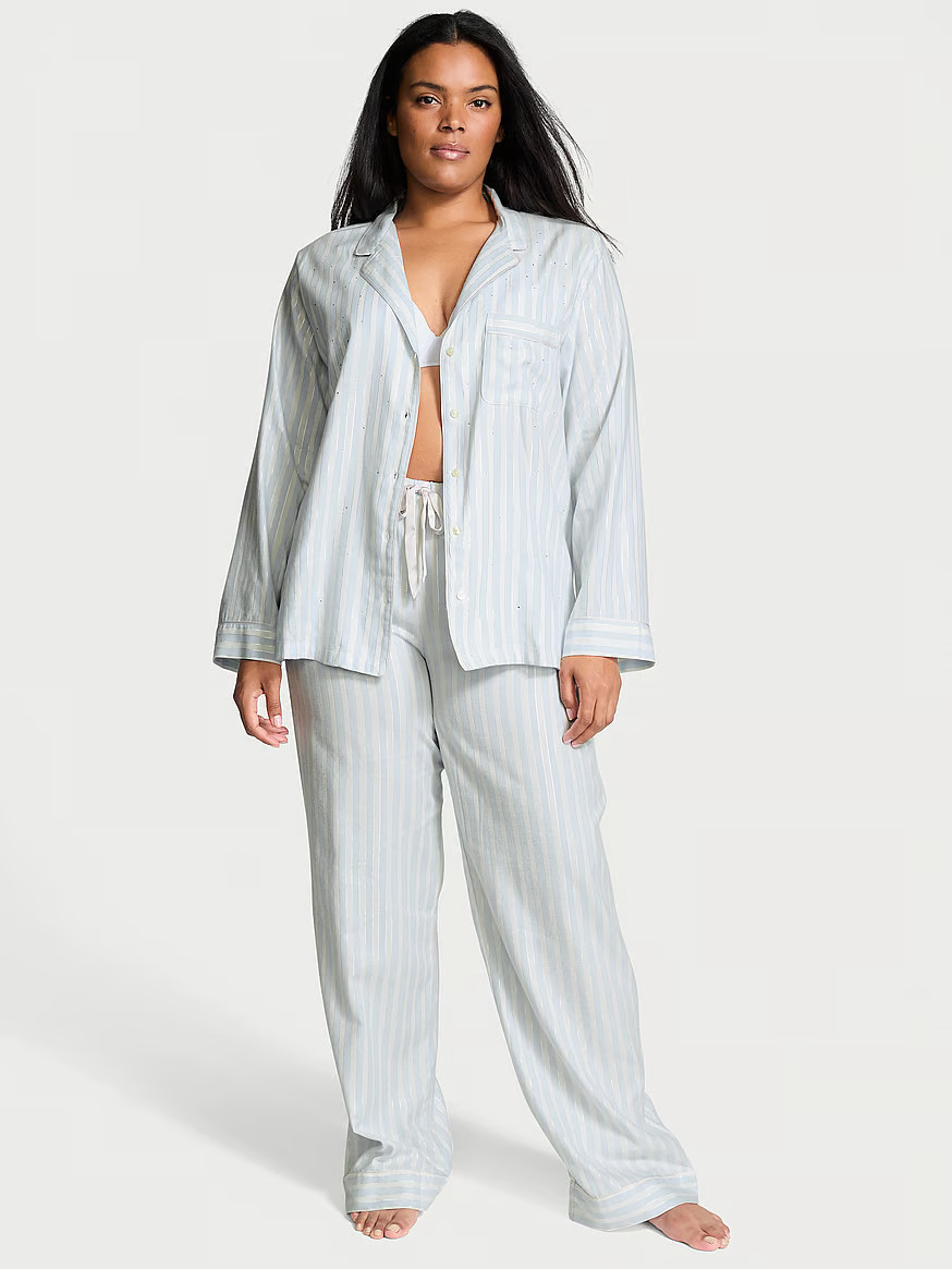 Flannel Long Pajama Set | Victoria's Secret (US / CA )