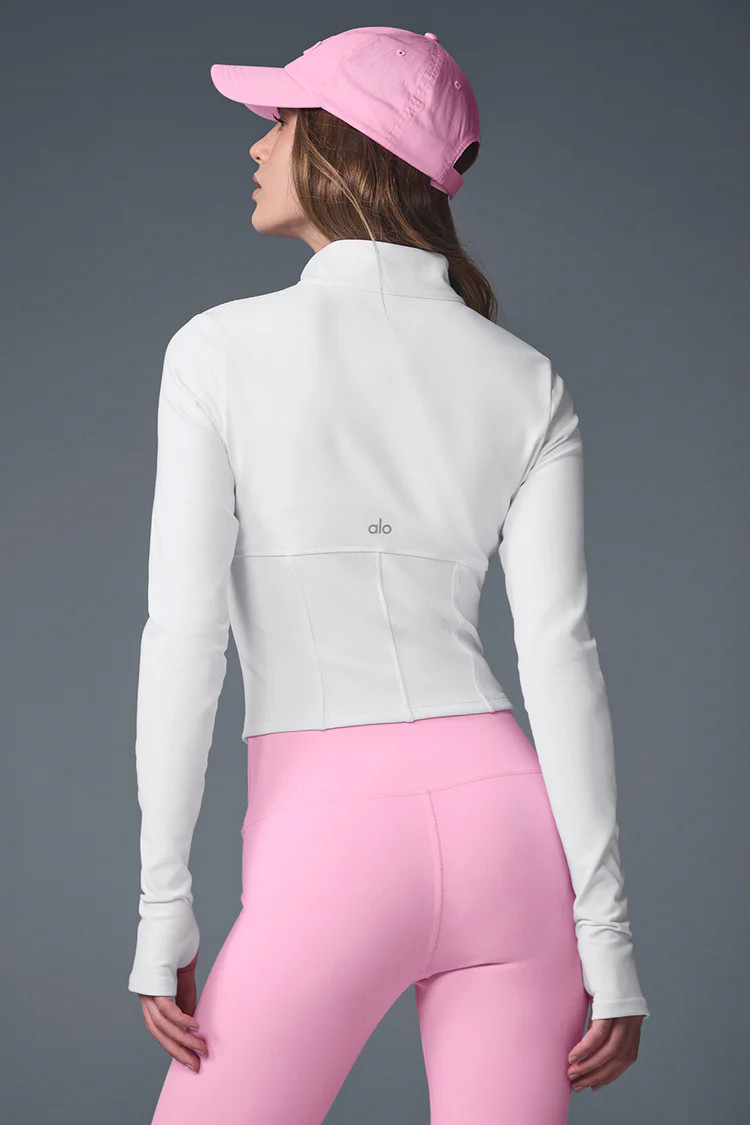 Airbrush Corset Full Zip Jacket | Alo Yoga (US)