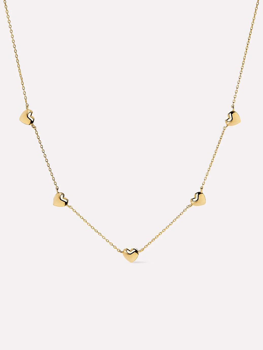 Heart Necklace - Lev Mini Station Necklace | Ana Luisa