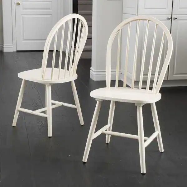 Countryside High Back Spindle Wood Dining Chair (Set of 2) by Christopher Knight Home | Bed Bath & Beyond