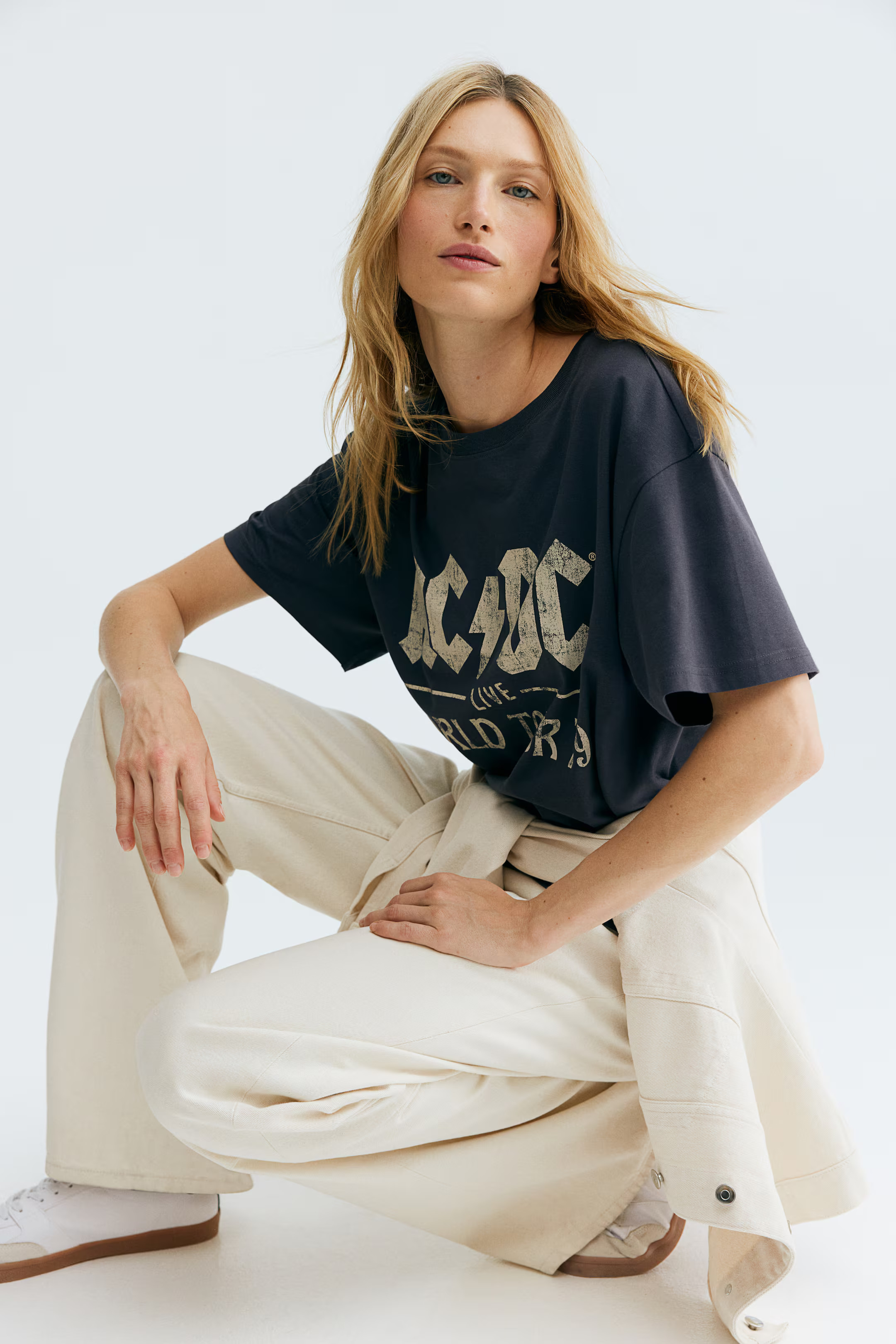 Oversized Printed T-shirt | H&M (US + CA)