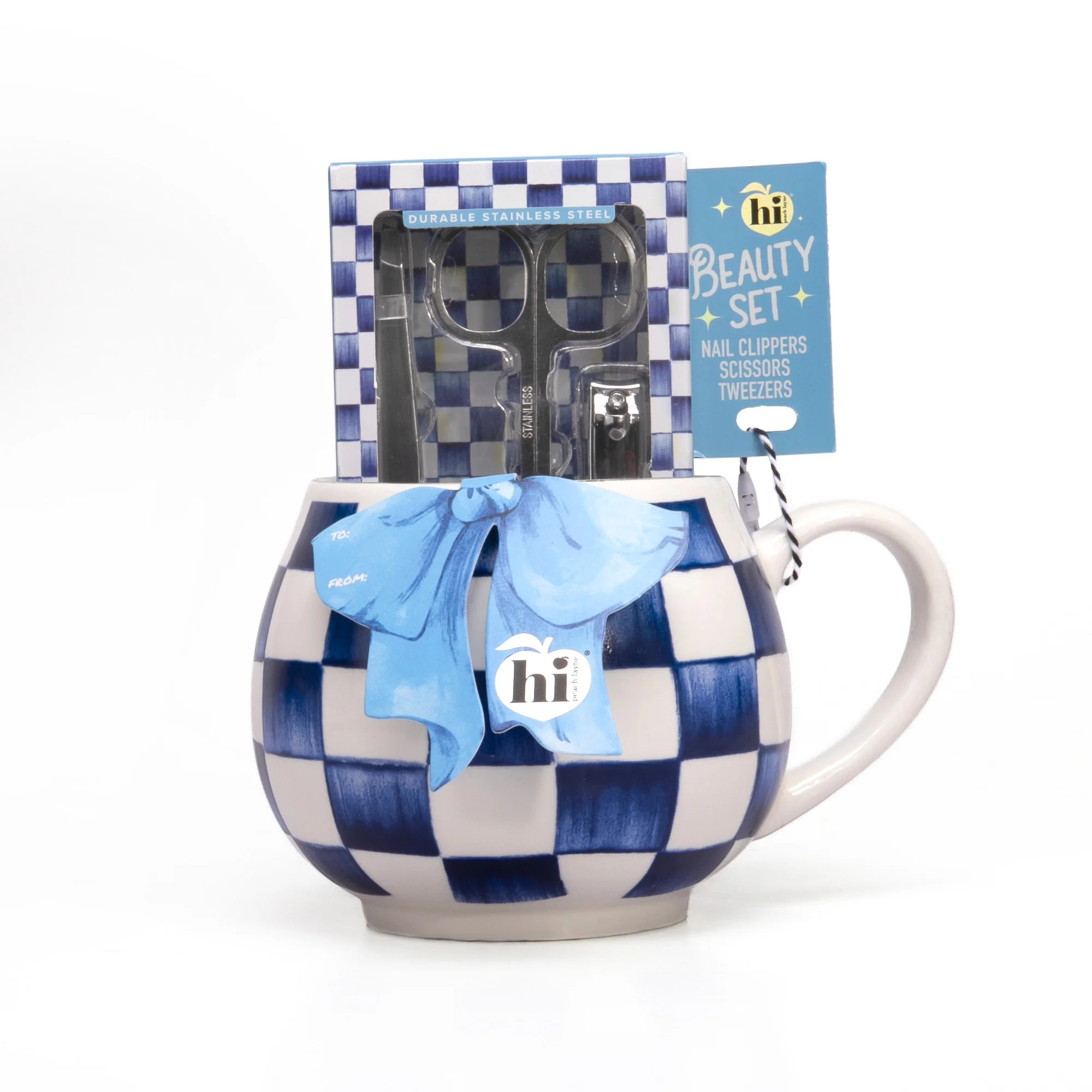 Hi Peach Layne Mother's Day Blue Coffee Mug with Manicure Set | Walmart (US)