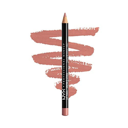 NYX PROFESSIONAL MAKEUP Slim Lip Pencil, Long-Lasting Creamy Lip Liner - Nude Pink | Amazon (US)