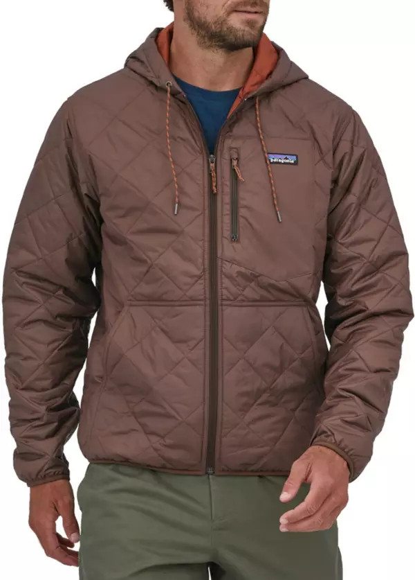 Patagonia Men's Diamond Quilted Bomber Hooded Jacket | Dick's Sporting Goods