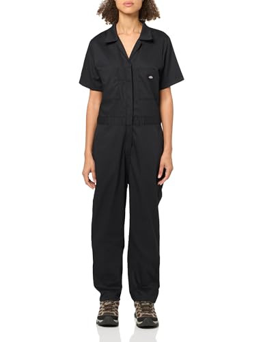 Dickies Women's FLEX Cooling Short Sleeve Coveralls, BLACK, M | Amazon (US)