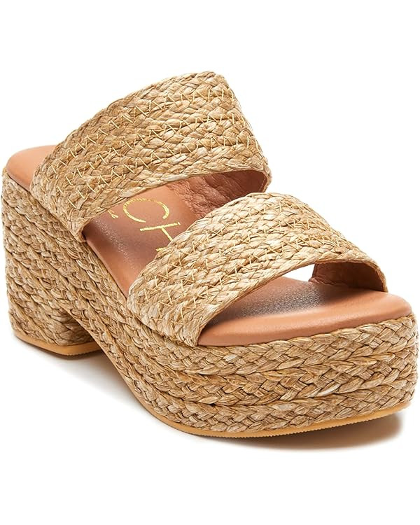 Coconuts by Matisse Women's Ocean Ave Espadrille Platform Sandal Slide | Amazon (US)
