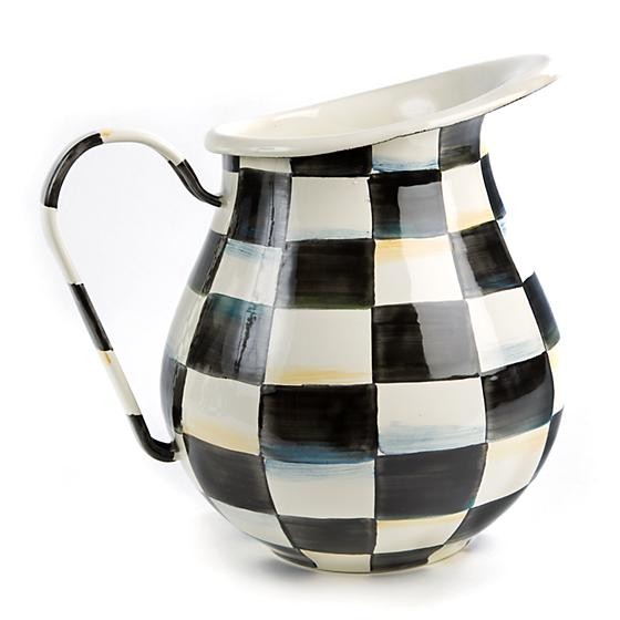 MacKenzie-Childs | Courtly Check Enamel Pitcher | MacKenzie-Childs
