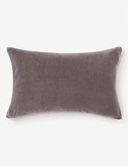 Charlotte Velvet Lumbar Pillow | Lulu and Georgia 