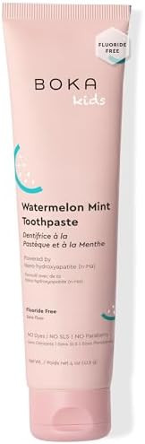 Boka Fluoride Free Toothpaste, Nano Hydroxyapatite, Training Toothpaste - Watermelon Mint Flavor,... | Amazon (CA)