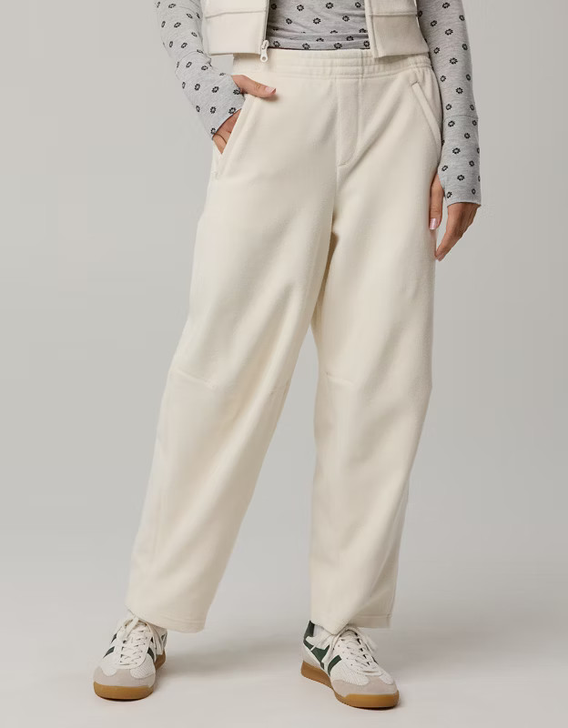 OFFLINE By Aerie Polar Fleece Barrel Pant | Aerie