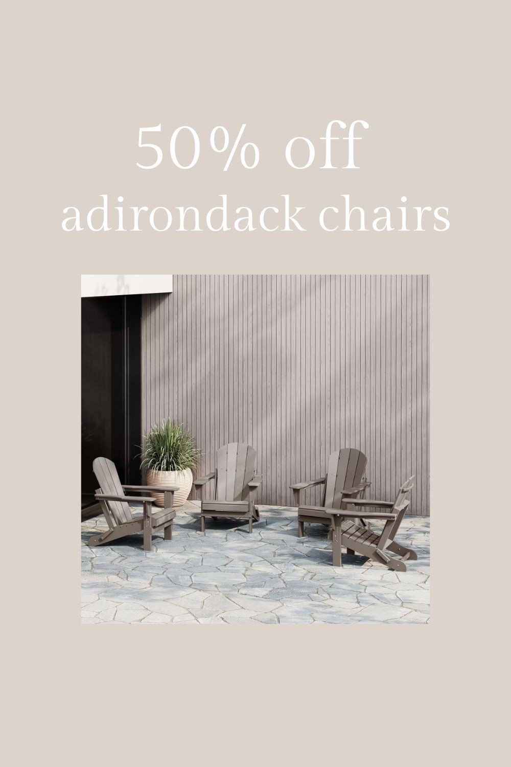 Amazing deal on these weather resistant Adirondack chairs! $500 for 4! They’re foldable and come in many color options. I ordered them in the weathered wood color for around the fire pit at the cabin.

#LTKHome #LTKSaleAlert