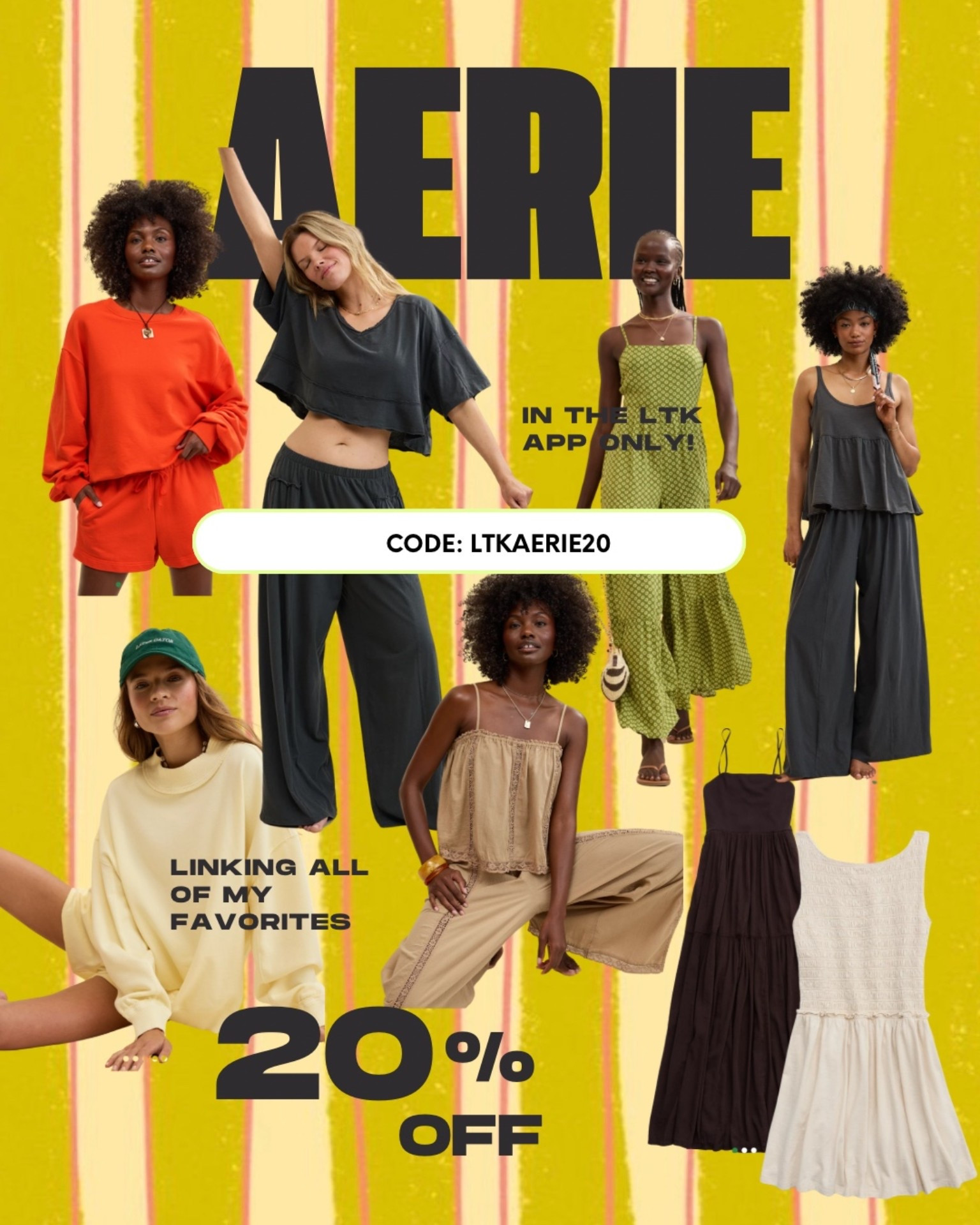 20% OFF @Aerie in app only! linking all of my favorites ◡̈ i am usually a small in tops and medium in bottoms for aerie!

so many GOOD matching sets, swim, tops, comfies, etc !!!! ALSO MAKES GREAT MOTHER’s DAY GIFTS ◡̈ 

#LTKmomlife #LTKootd #LTKxAerie