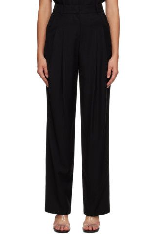 Black Gelso Trousers | SSENSE