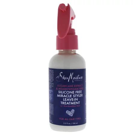 Shea Moisture Sugarcane Extract and Meadowfoam Seed Silicone Free Miracle Styler - 3.5 oz Treatment | Walmart (US)