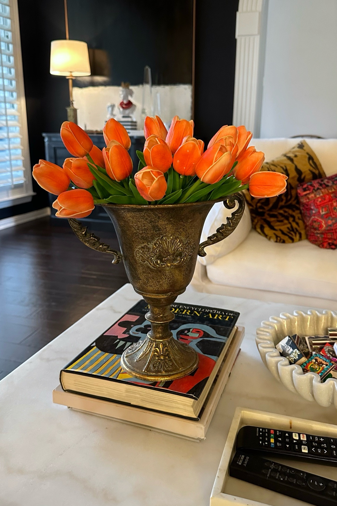 “Real Touch” faux florals. Not usually a fan of fake flowers but these look pretty realistic and add a pop of color! Faux flowers. Spring decor. Eclectic decor  

#LTKhome #LTKfindsunder100 #LTKfindsunder50