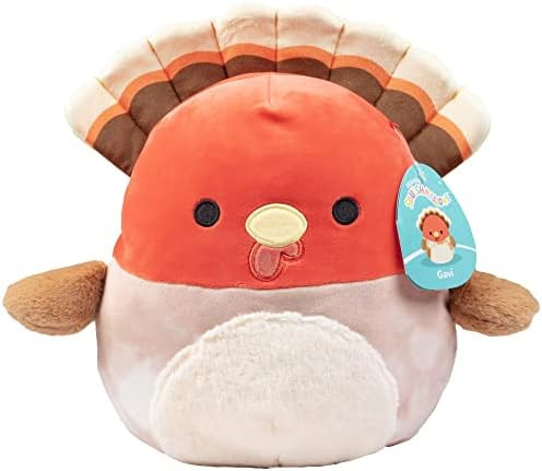 Squishmallow New 10" GAVI The Turkey - Official Kellytoy Thanksgiving Plush - Cute and Soft Stuffed  | Amazon (US)