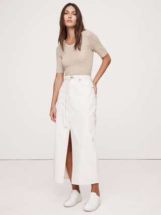 Featherweight Cashmere Scoop-Neck Sweater | Banana Republic (US)