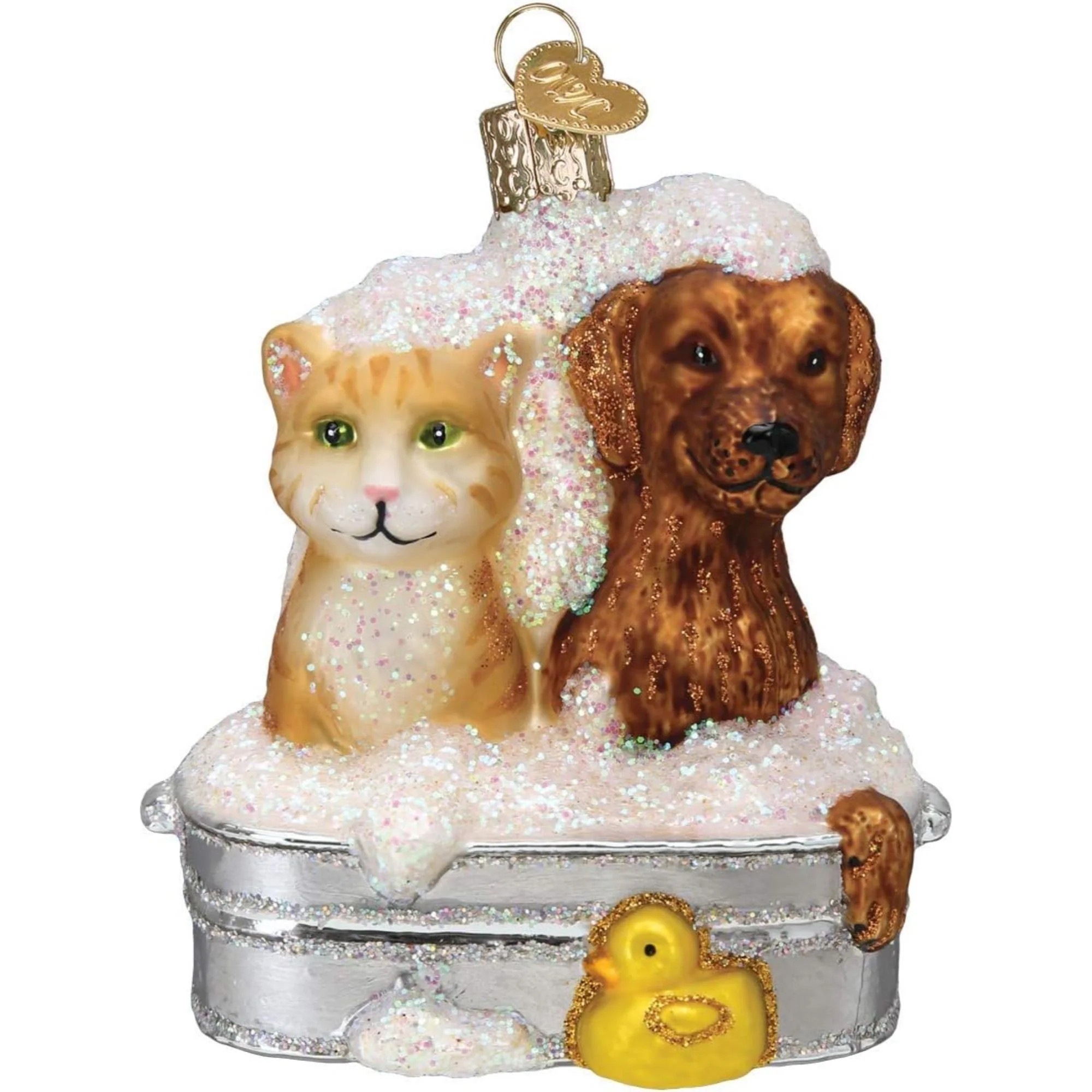 Old World Christmas Glass Blown Ornament - Bubble Bath Buddies one_size | 729343125415 | Lowe's