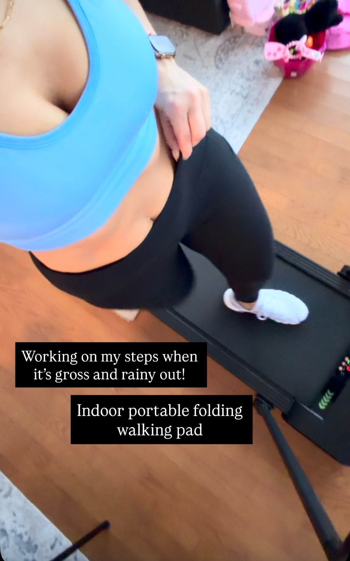 Indoor walking pad for bad weather days when you don’t want to walk in th rain and cold! 

#LTKSeasonal #LTKActive #LTKHome