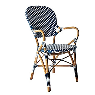 Riviera Arm Chair - Navy | Serena and Lily