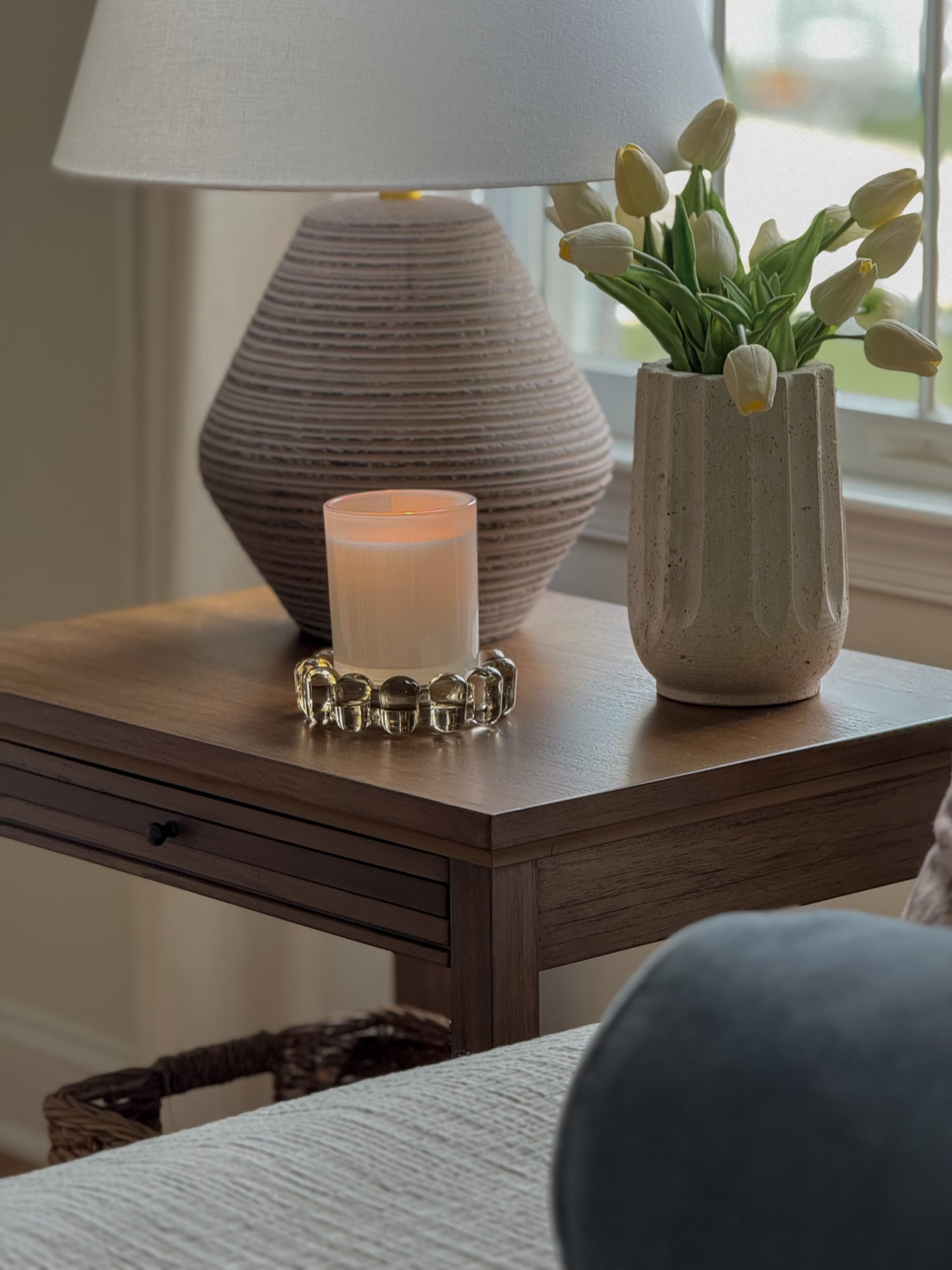 Candle dish, nightstand decor, bedroom decor, spring decor, nightstand table lamp

#LTKHome