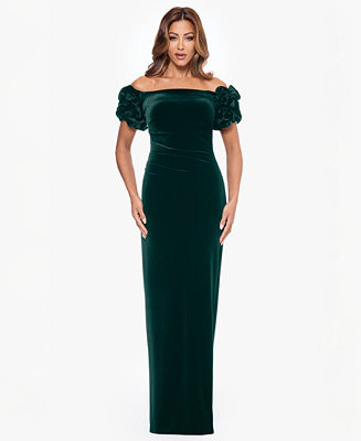 XSCAPE Women's Petite Sleeveless Maxi Dress - Macy's | Macy's