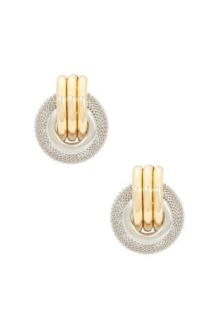8 Other Reasons Kendall Stud Earrings in Silver & Gold from Revolve.com | Revolve Clothing (Global)