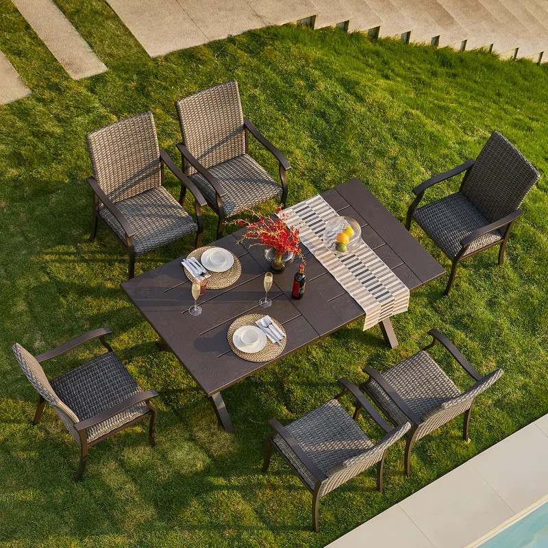 Rectangular 6 - Person 74'' Long Dining Set with Cushions | Wayfair North America