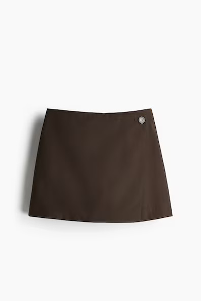 H & M - Mini Skort - Brown | H&M (US + CA)