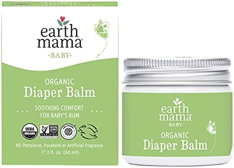 Earth Mama Organic Diaper Balm Calendula Cream, 2-Fluid Ounce | Amazon (US)