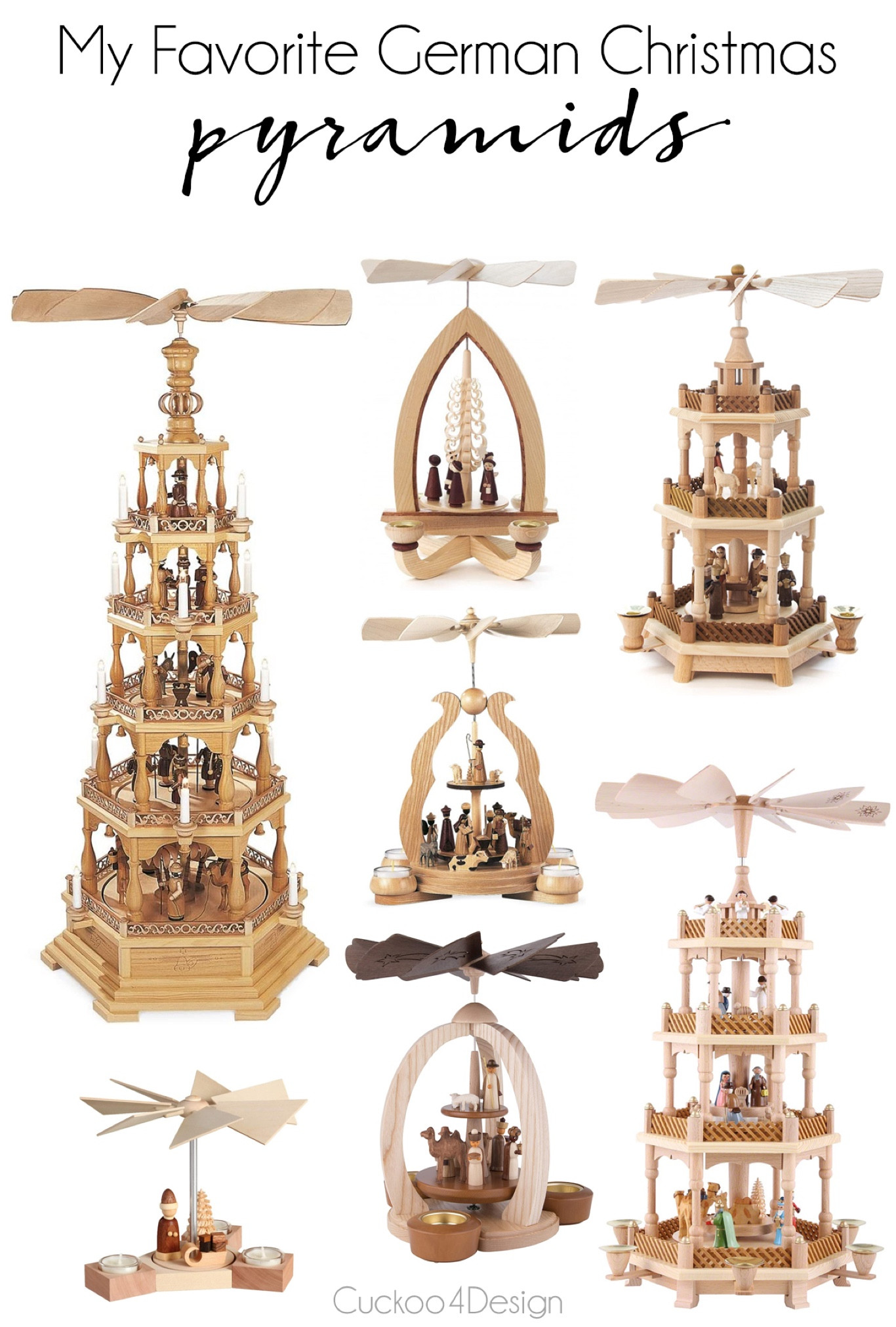 Growing up in Germany these traditional German Christmas pyramids were always my favorite. They are so festive and mesmerize kids #traditionalchristmas #germanchristmas

#LTKHoliday #LTKhome #LTKSeasonal