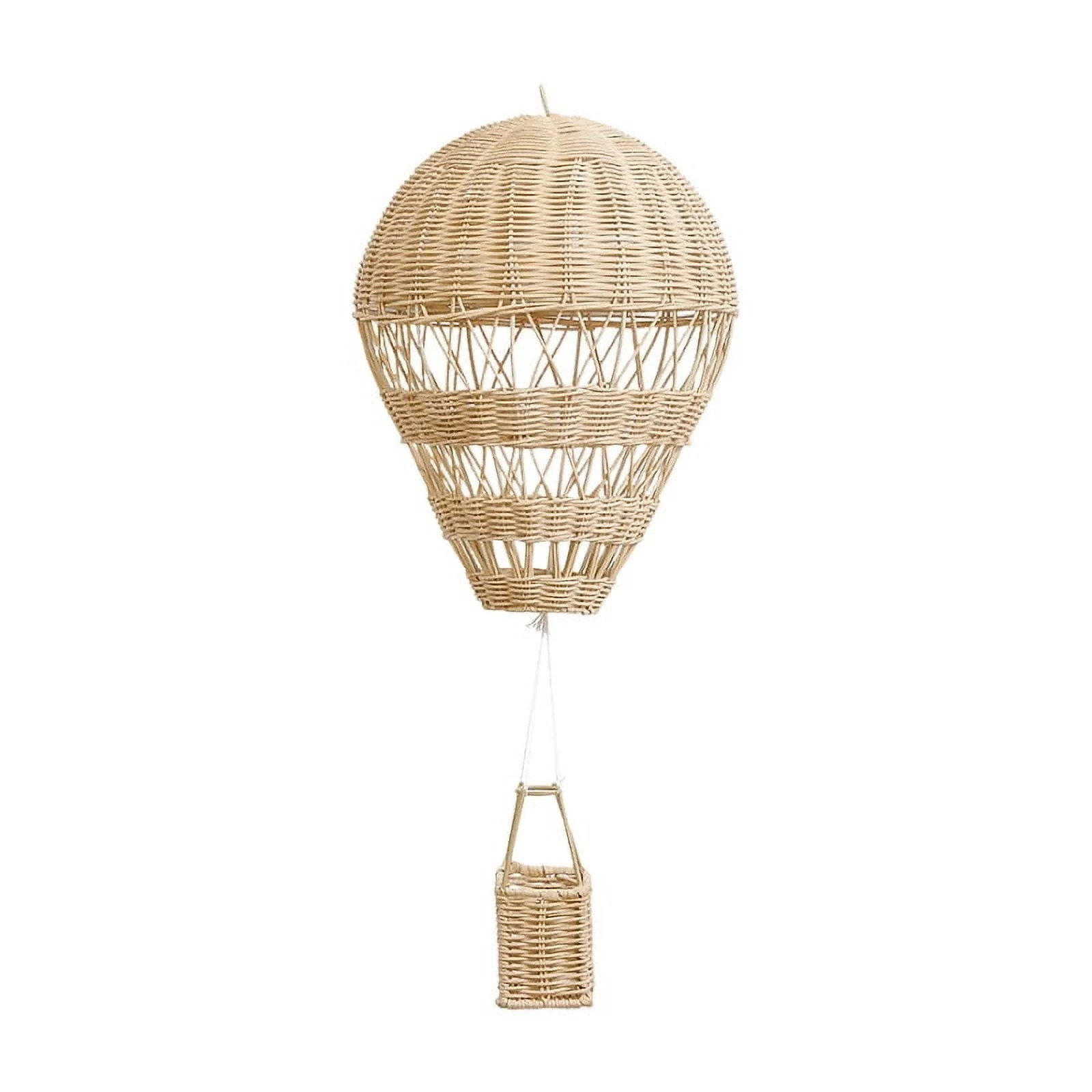 Nvzi Woven Hot Air Balloon Ornament,Lifelike Rattan Weaving Hot Air Balloon Decoration Handcrafte... | Walmart (US)