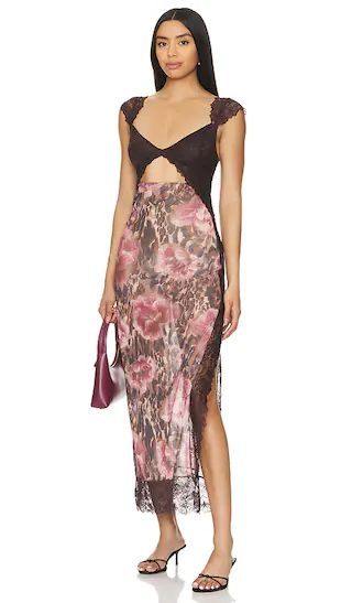 X Intimately FP Suddenly Fine Maxi Slip in Shaved Chocolate Combo | Revolve Outfits |  | Revolve Clothing (Global)