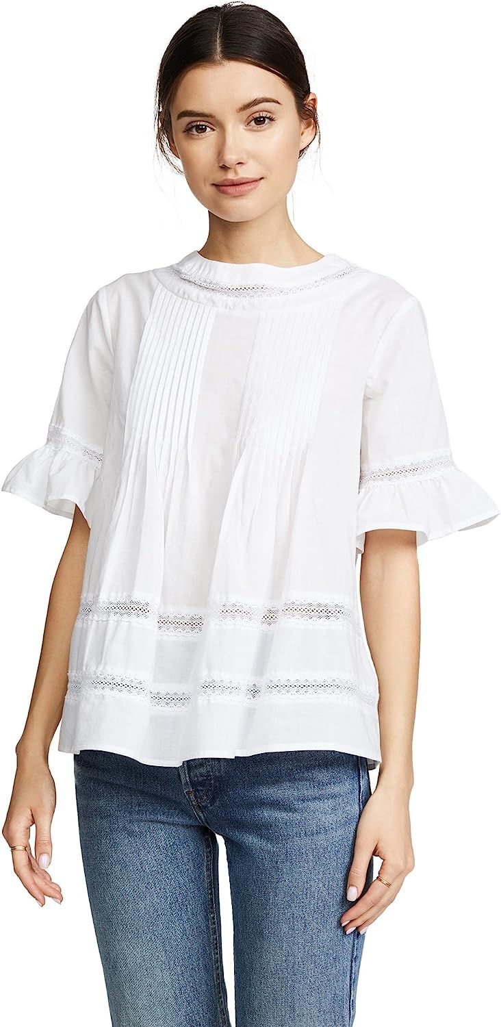 English Factory Women's Lace Boho Blouse | Amazon (US)