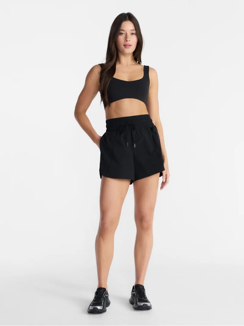 Avia Women's Hike Run Shorts, 4'' Inseam, Sizes XS-XXXL | Walmart (US)