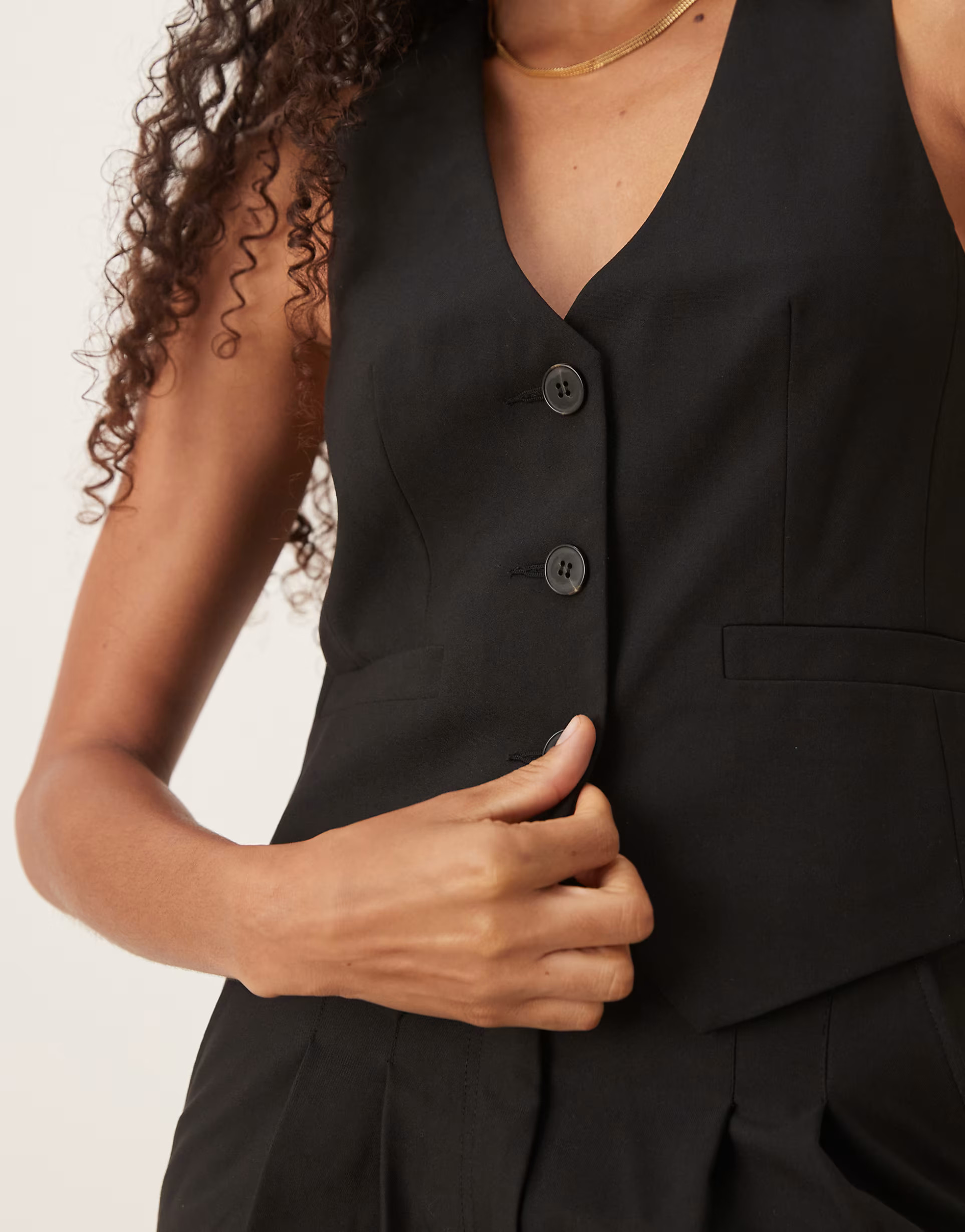 ASOS DESIGN vest in black | ASOS (Global)