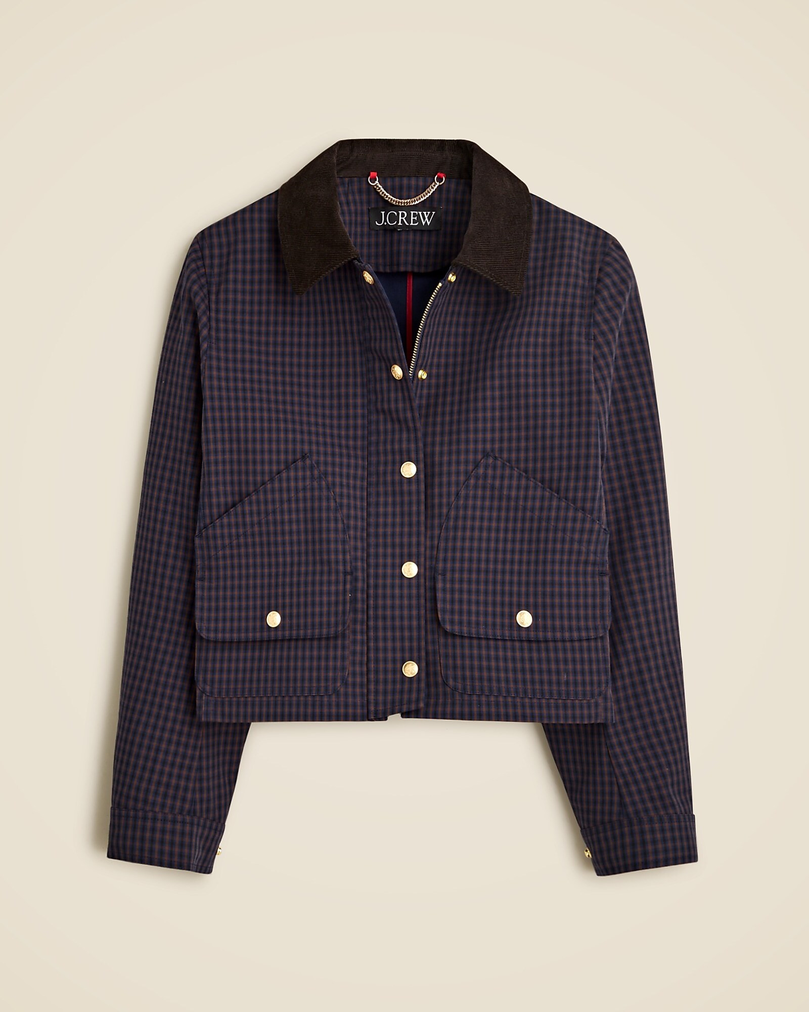 Short Barn Jacket&trade; in plaid | J. Crew US