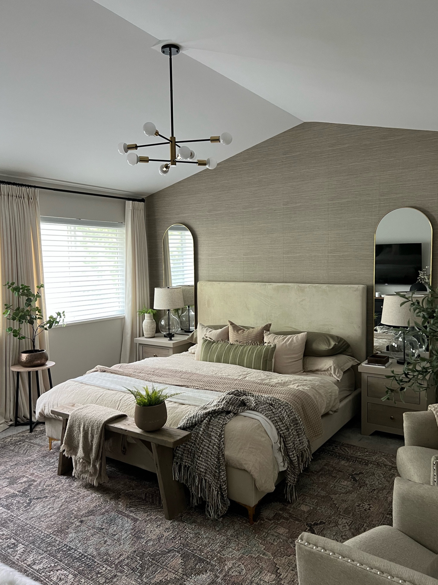 Summer bedroom details! I’m loving linen bedding…it’s  so comfy and cool. I can look past the wrinkles ..because it definitely does wrinkle 😆
Modern organic home bedroom inspired 

#LTKhome #LTKfamily #LTKFind