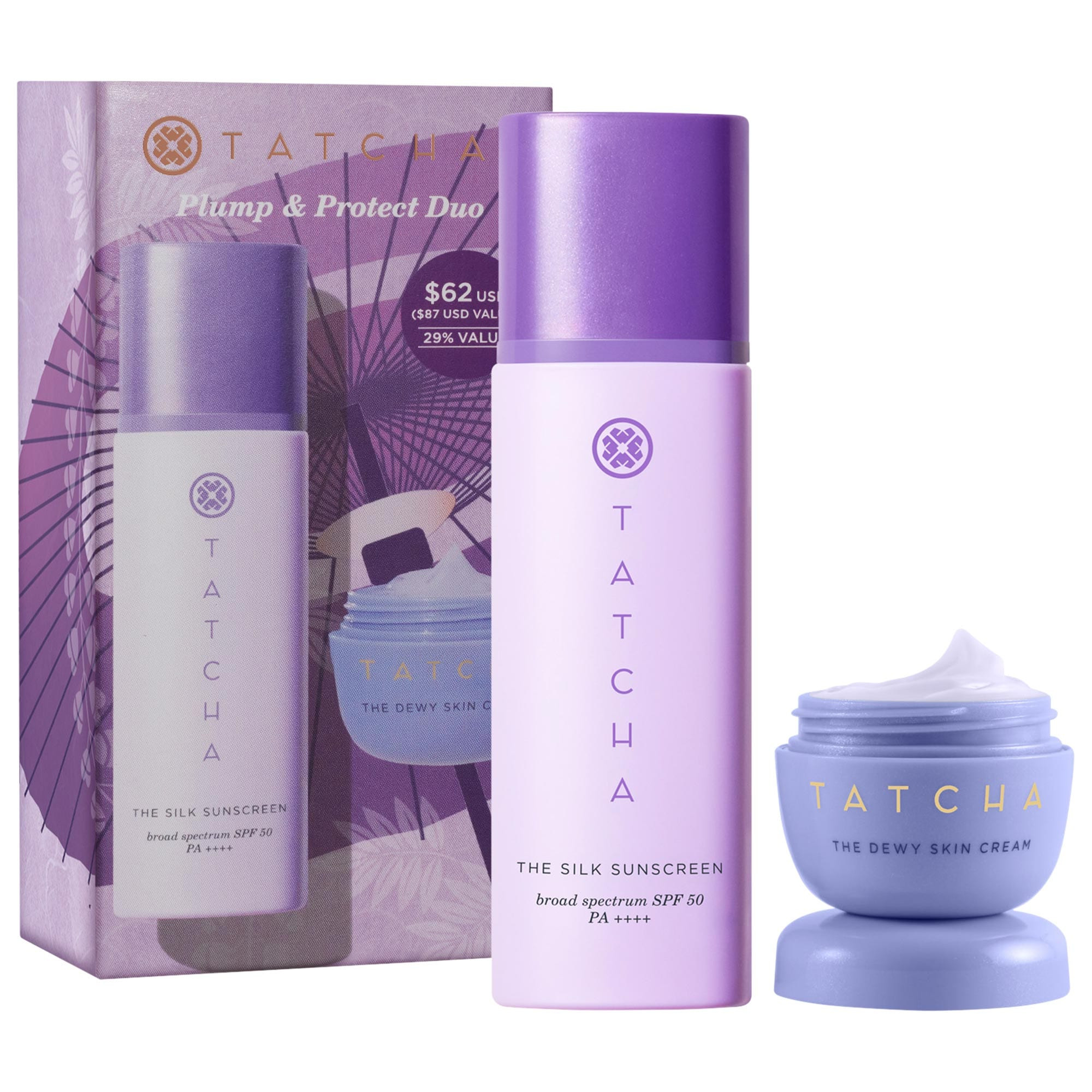 Tatcha Plump + Protect SPF 50 Hydration + Sunscreen Duo | Sephora (US)