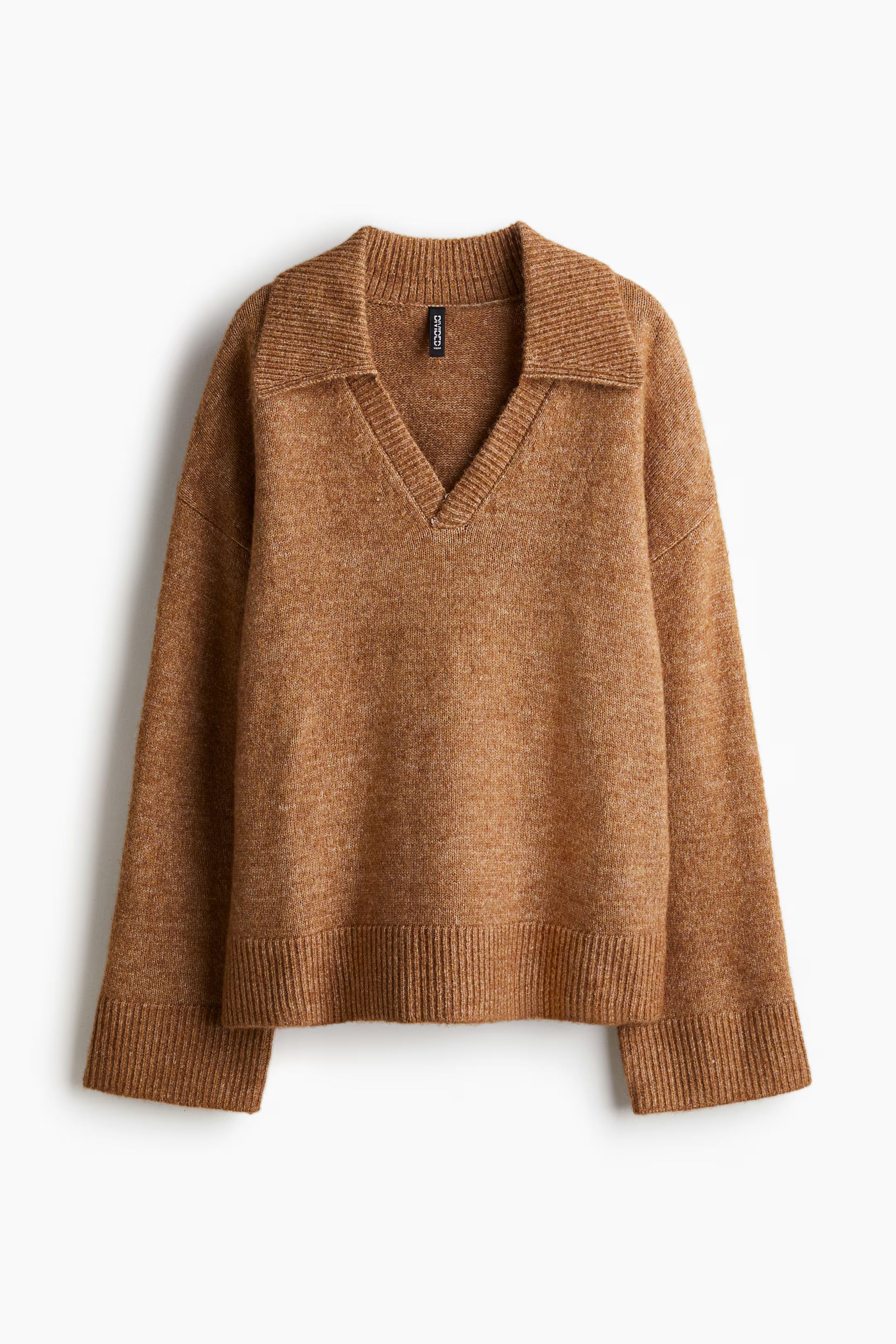 Fine-Knit Sweater with Collar | H&M (US + CA)